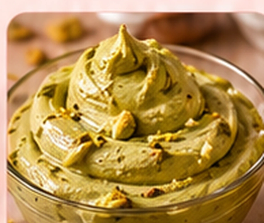 Relleno cremoso de pistacho