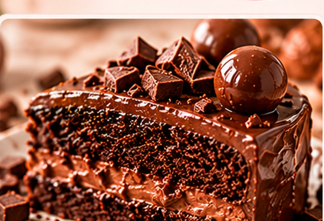 Tarta de chocolate y fresa