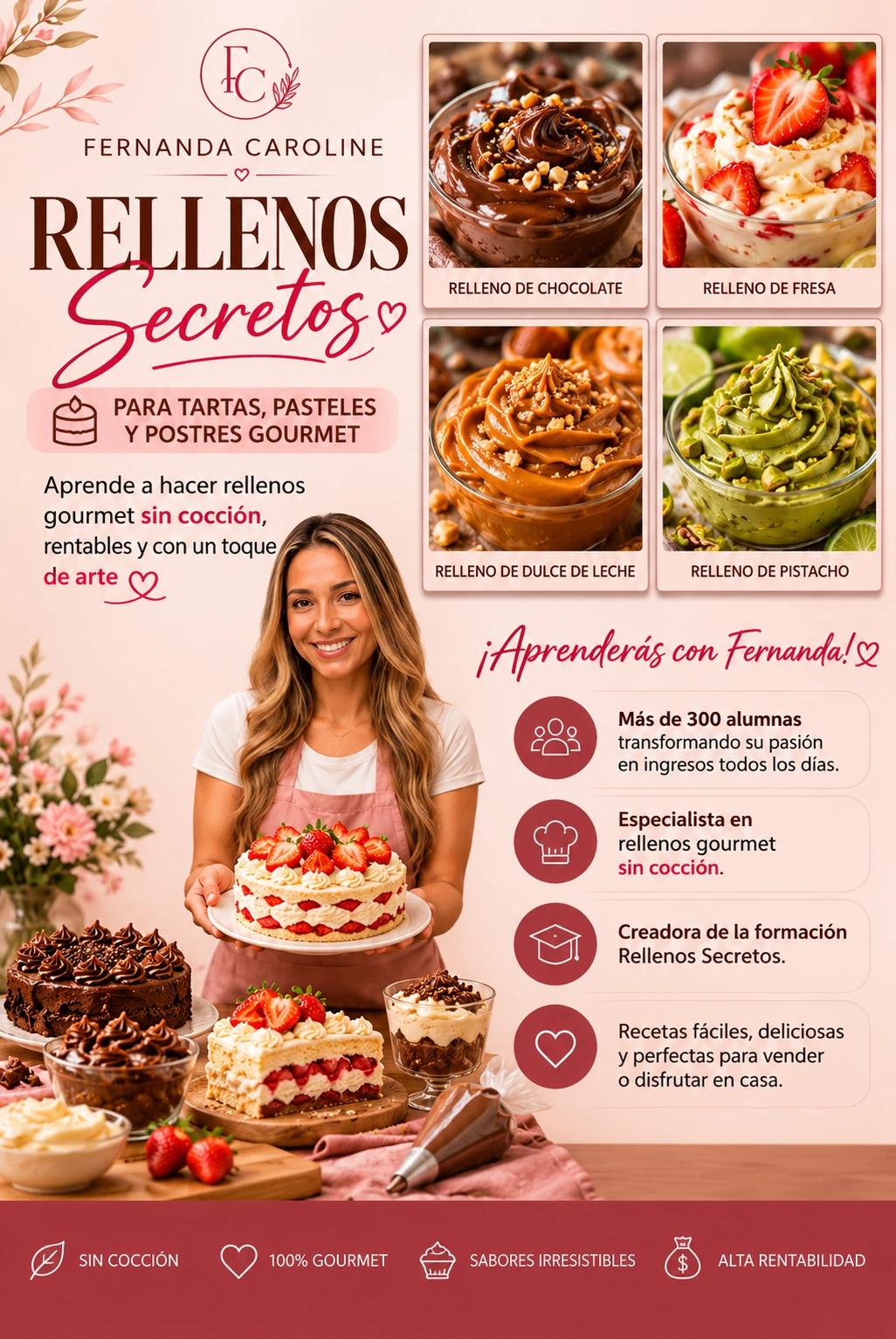 Rellenos Secretos Sin Cocción — presentación del recetario