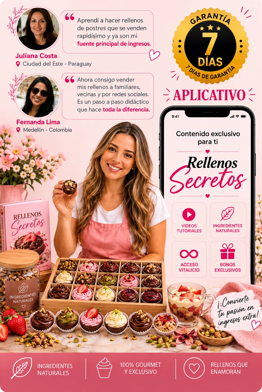 Rellenos Secretos: contenido digital, beneficios y garantía